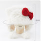 Hello Kitty Plush Hat Fuzzy Cute Hat