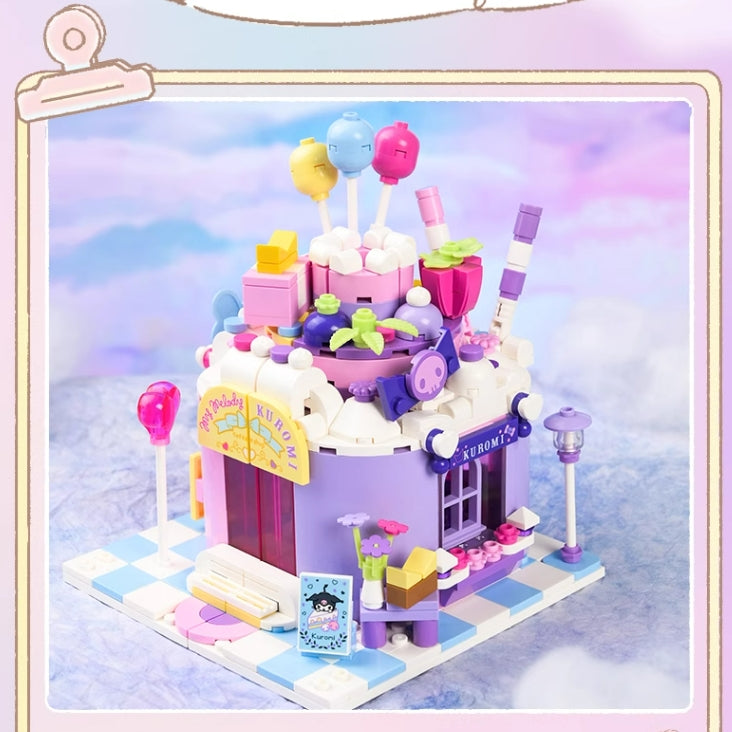 Kuromi and my melody Dessert shop building blocks