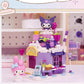 Kuromi and my melody Dessert shop building blocks