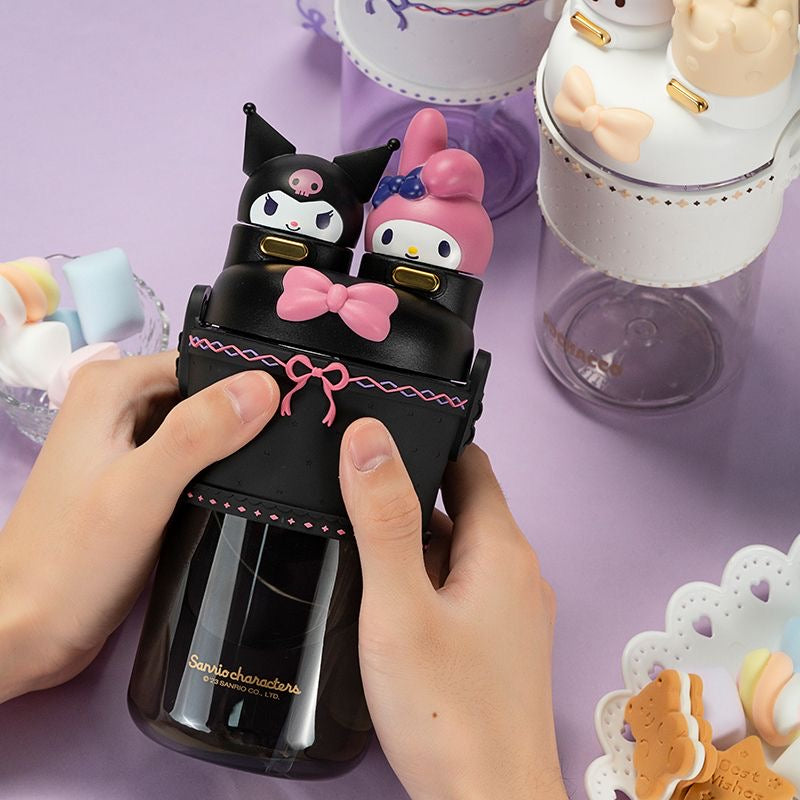 Kuromi and my melody Water Bottle (700ml)