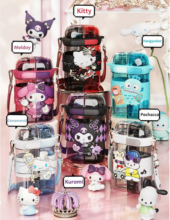 Sanrio Double drinking water bottle 640ml