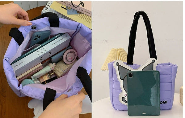 Sanrio 3D down cloth large-capacity shoulder bag  tote bag