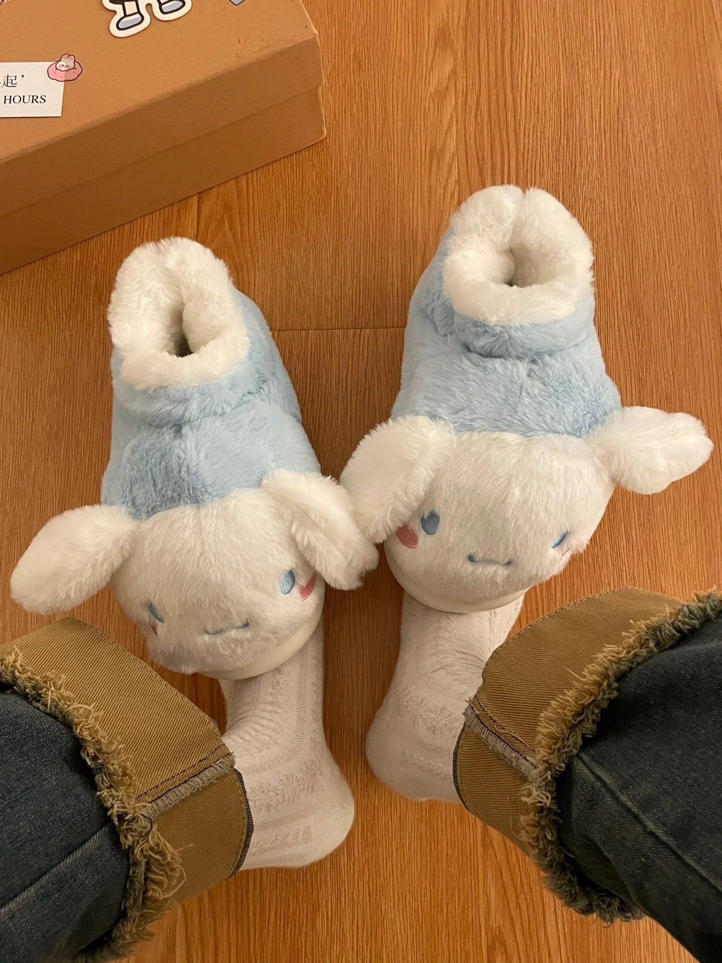 Sanrio slippers warm thick sole slippers