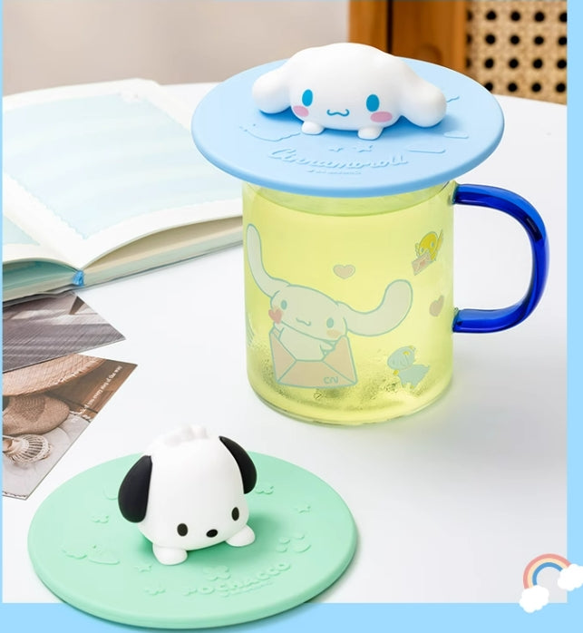 Sanrio silicone cup lids