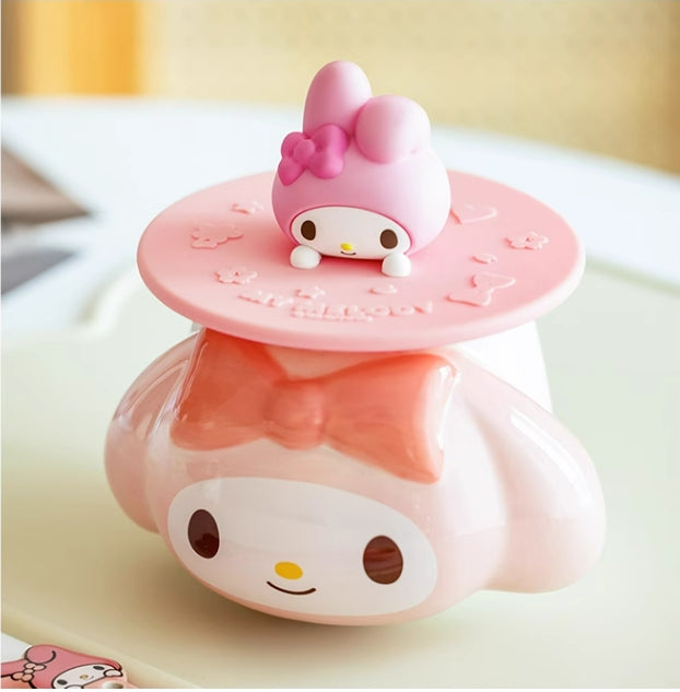 Sanrio silicone cup lids