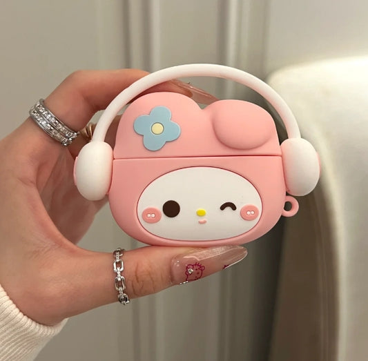 Kuromi My Melody Silicone AirPods Earphone Case