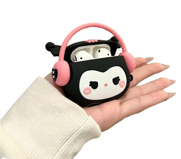 Kuromi My Melody Silicone AirPods Earphone Case – Joykawaii