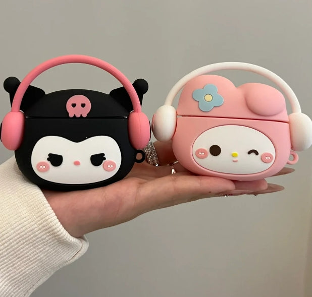 Kuromi My Melody Silicone AirPods Earphone Case