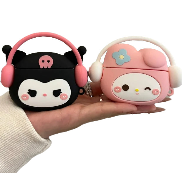 Kuromi My Melody Silicone AirPods Earphone Case