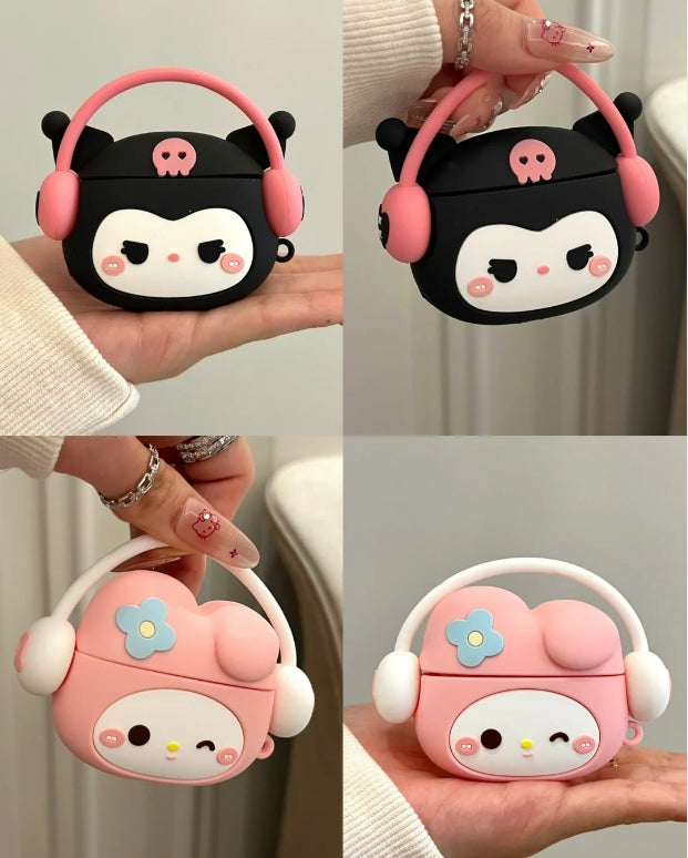 Kuromi My Melody Silicone AirPods Earphone Case