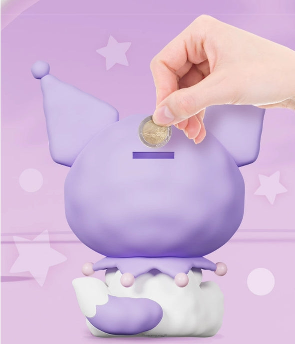 Kuromi Muppet Children's Savings Piggy Bank 7.87inch