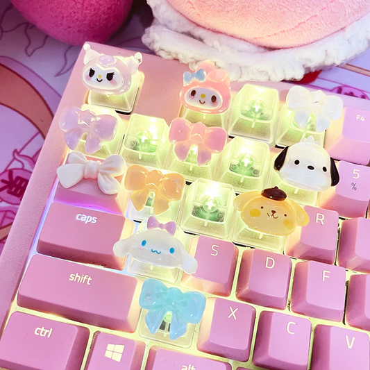 Sanrio Clear  Keycaps