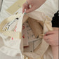 Sanrio Double layer shoulder crossbody bag tutoring bag large capacity file bag