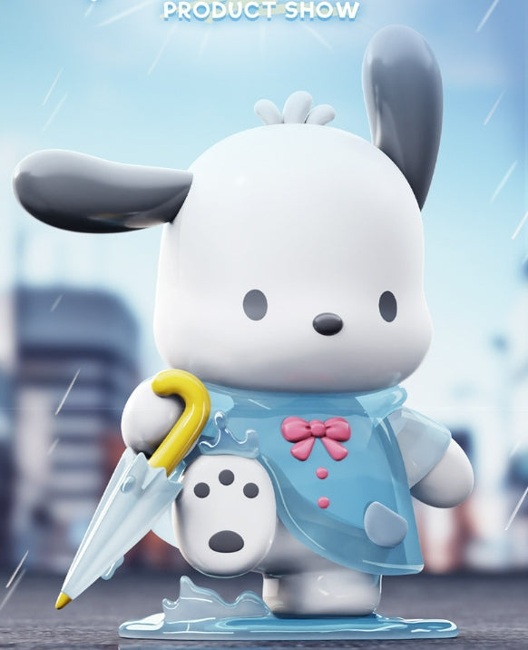 Kuromi and Pochacco raining day big figure 7inch