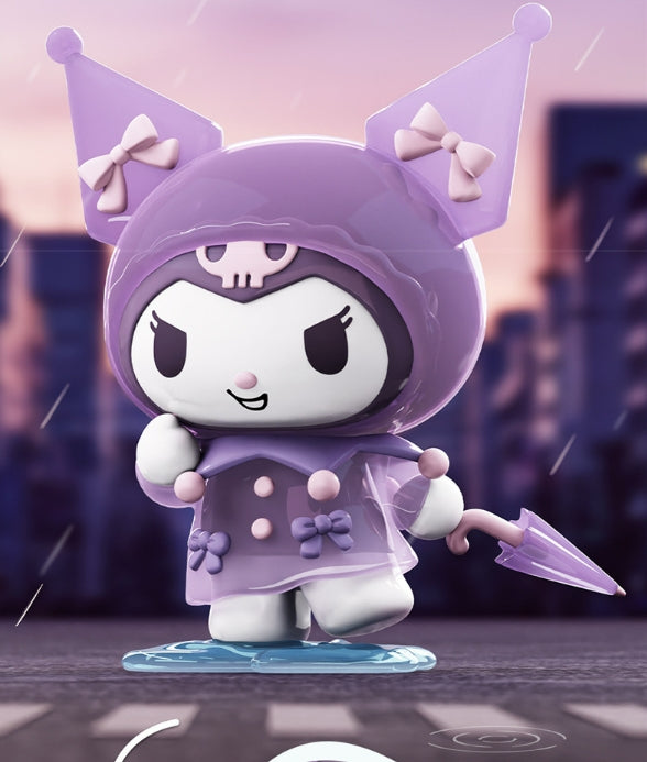 Kuromi and Pochacco raining day big figure 7inch