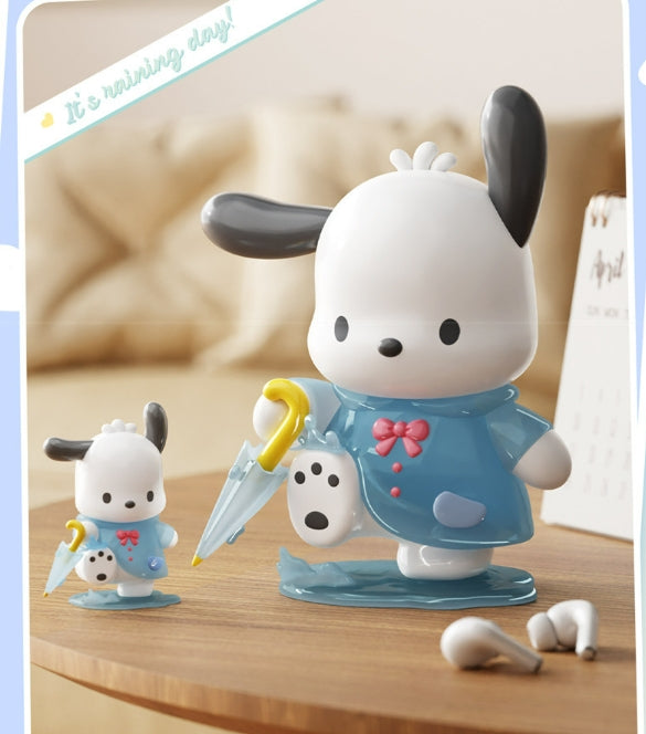 Kuromi and Pochacco raining day big figure 7inch