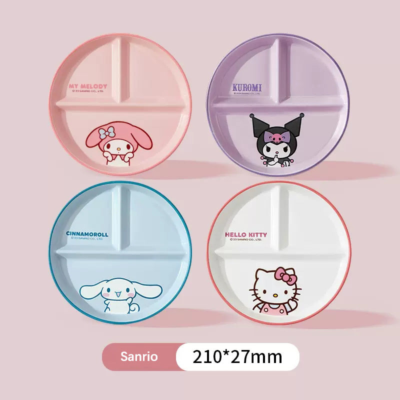 Sanrio Divided Dinner Plate 8 Inch