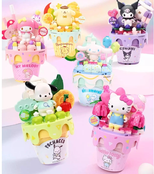 Sanrio Ice cream cone building blocks