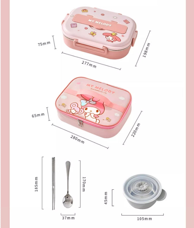 Sanrio Stainless steel insulated lunch box