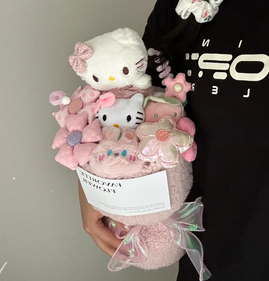 Sanrio handmade Plush Figure Bouquet