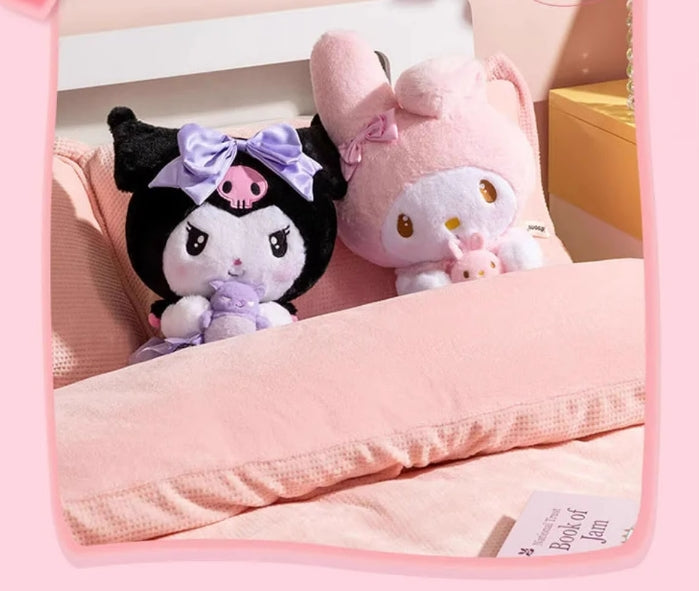 My melody and Kuromi Holding doll plush toy