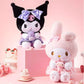 My melody and Kuromi Holding doll plush toy