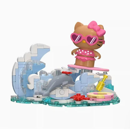 Hello Kitty  Hawaii Seaside Holiday Series Building Blocks