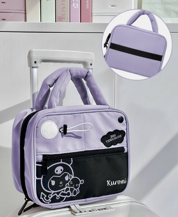 Kuromi and Hello Kitty make up bag