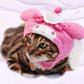 Sanrio cat hat, Fluffy Headwear For Pets