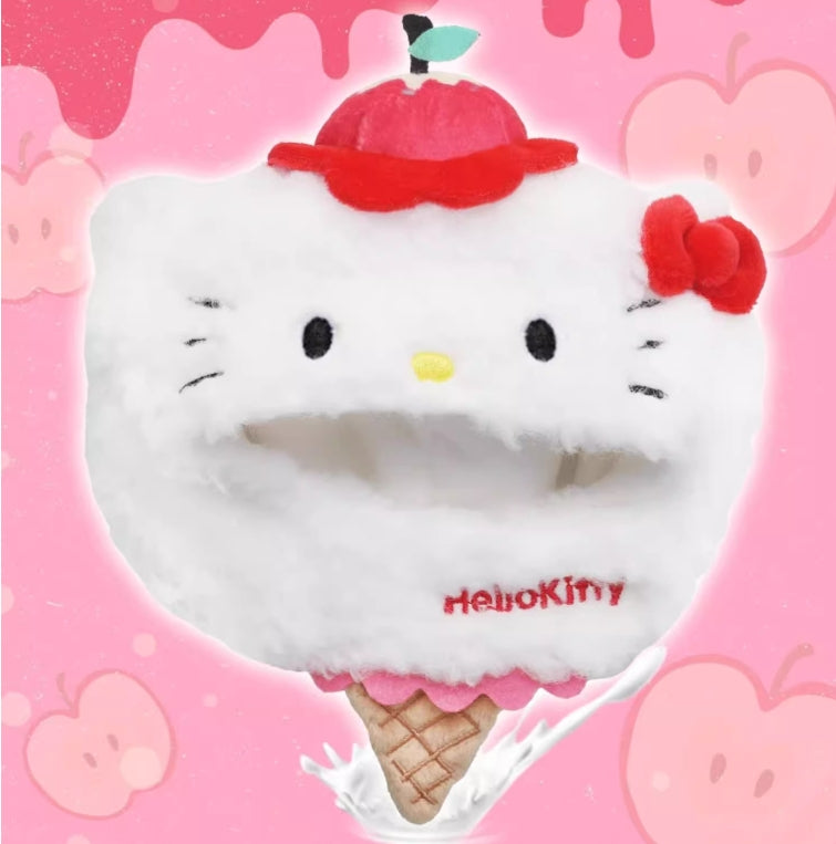 Sanrio cat hat, Fluffy Headwear For Pets