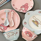 Sanrio Strawberry design tableware set