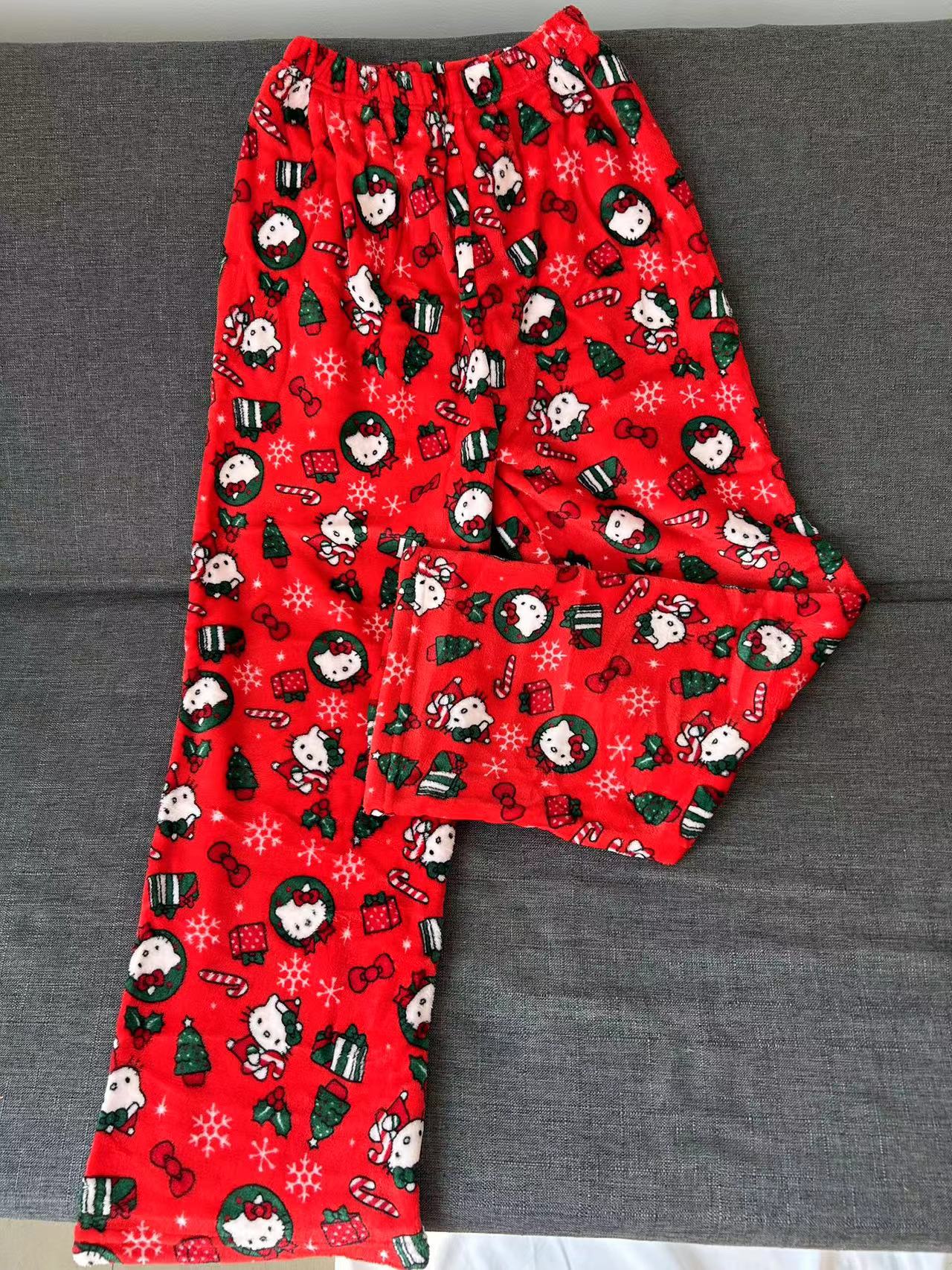 Hello Kitty christmas Fuzzy Pants