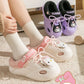 Sanrio Clogs Platform plush Shoes Slippers Winter Warm Plush