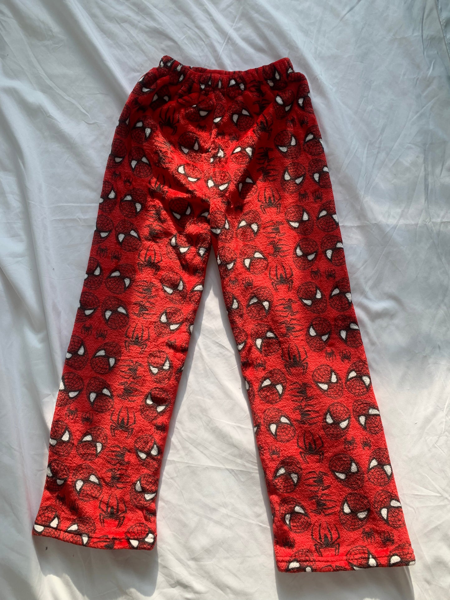 Hello Kitty  Fuzzy  Spiderman Pajama Pants