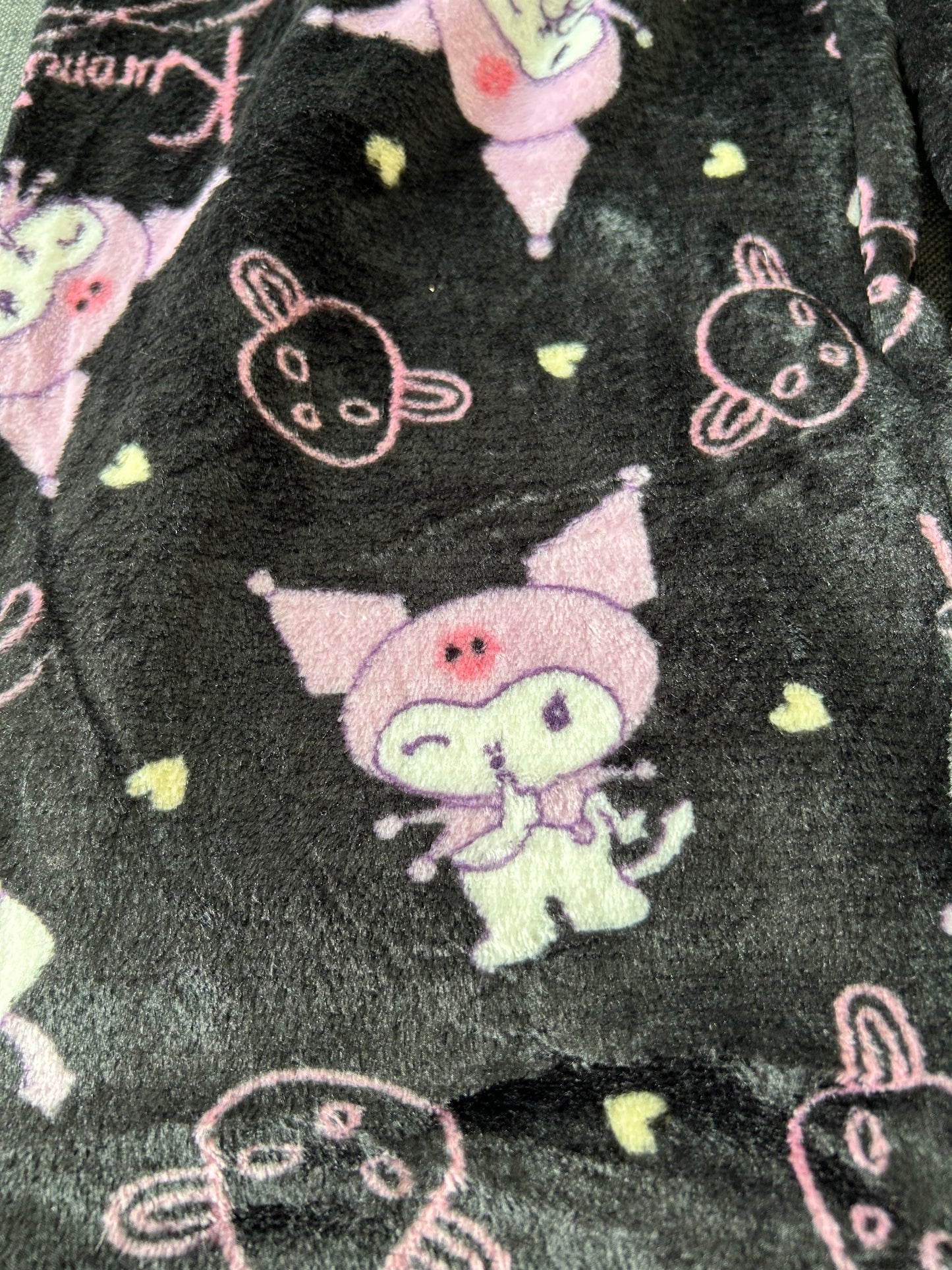 Kuromi Fuzzy Pajama Pants