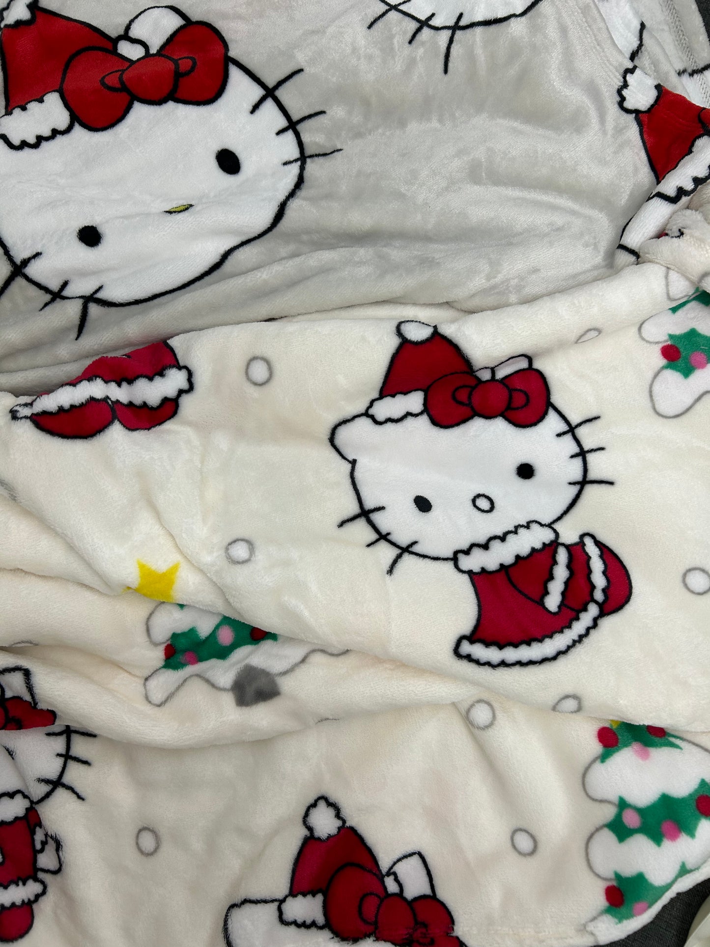 Hello Kitty Christmas Plush blanket