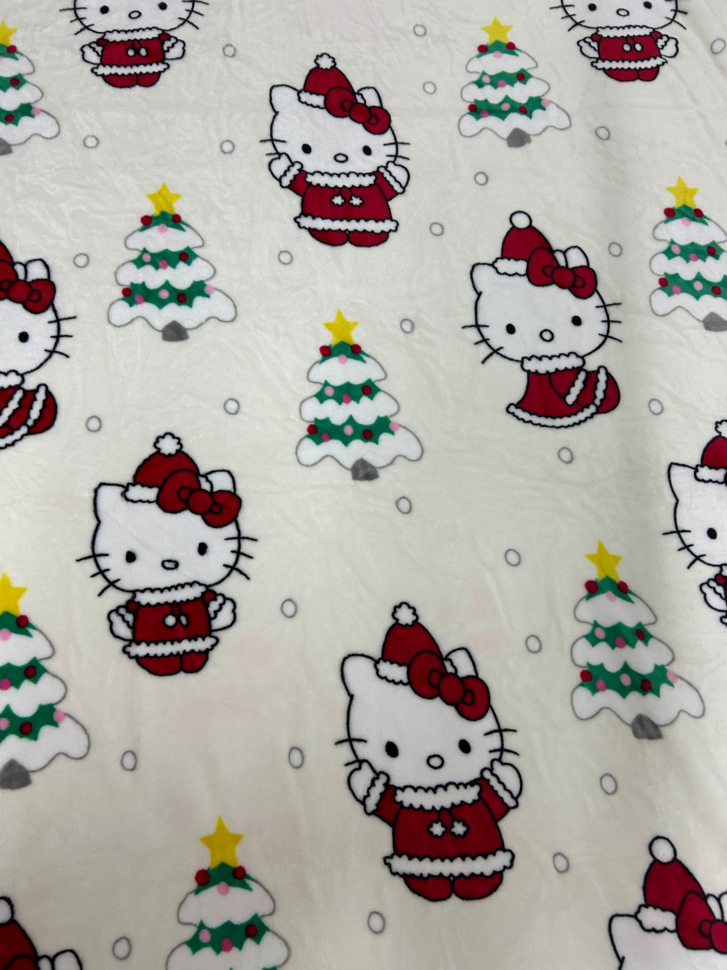 Hello Kitty Christmas Plush blanket