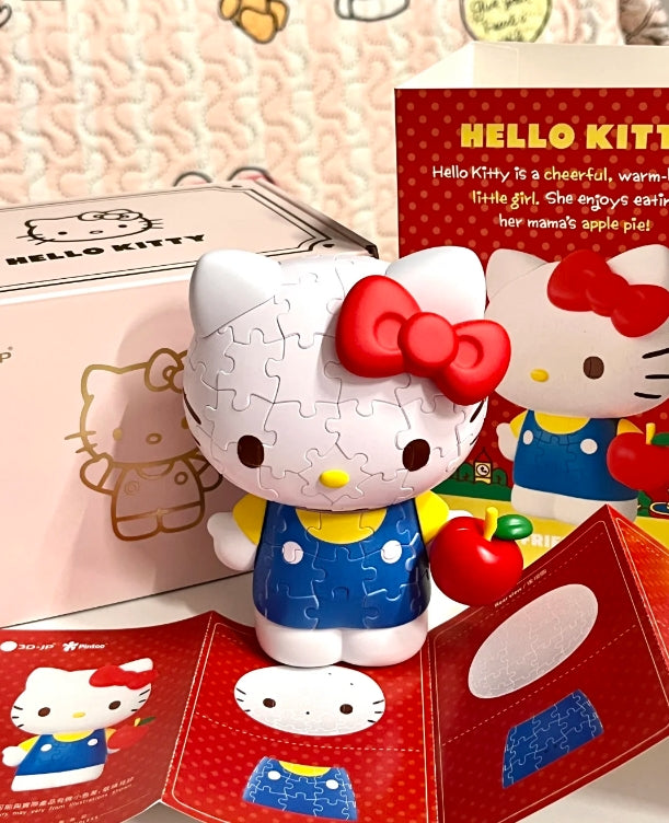 Sanrio Hello Kitty 50Th Anniversary 3D Puzzles  97Pcs 12.6 x 14 cm / 5" x 5.5"