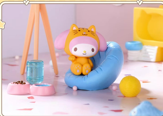 Sanrio Cat House Climbing Frame Blind Gashapon  Toy