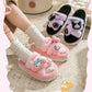 Sanrio Plush Fluffy Slippers Ladies home slippers