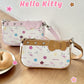 Hello kitty Shoulder Crossbody Bags Y2K  Handbag Evening Armpit Handle Purse