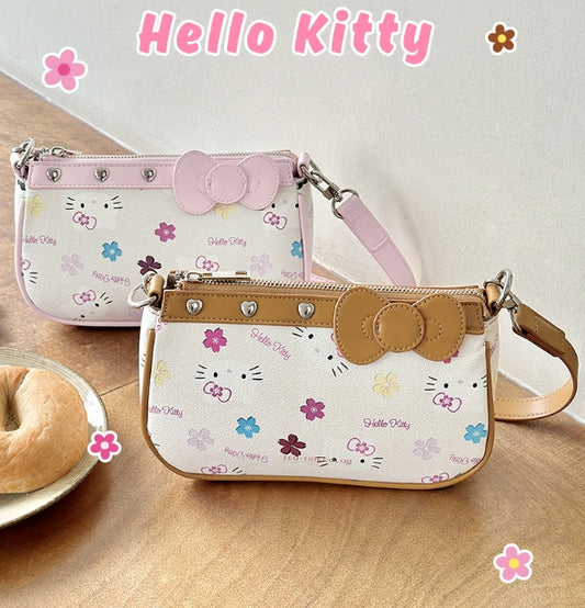 Hello kitty Shoulder Crossbody Bags Y2K  Handbag Evening Armpit Handle Purse