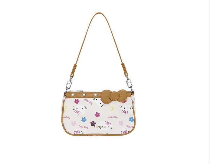 Hello kitty Shoulder Crossbody Bags Y2K  Handbag Evening Armpit Handle Purse