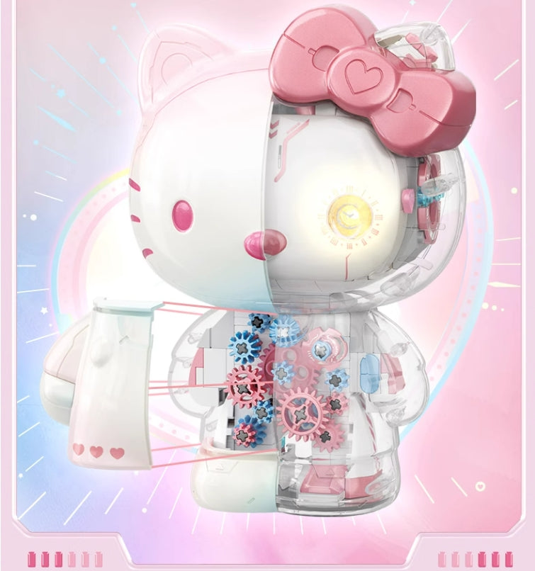 Hello kitty Colorful Model Building Blocks