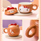 Sanrio Ceramic cup with lid 450ml