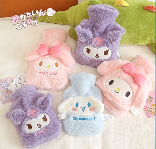 Sanrio Hot Water Bottle Bag irrigation Female Plush Warm Hand