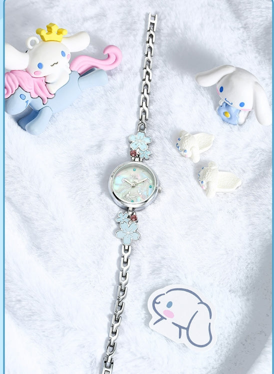 Cinnamoroll Watch Cherry blossoms design Women Watch Gift for Her