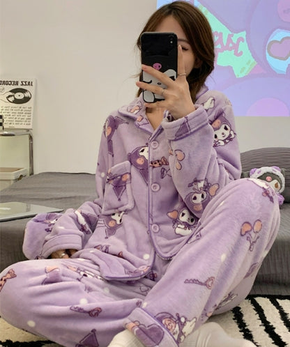 Sanrio Fluffy Pajamas set