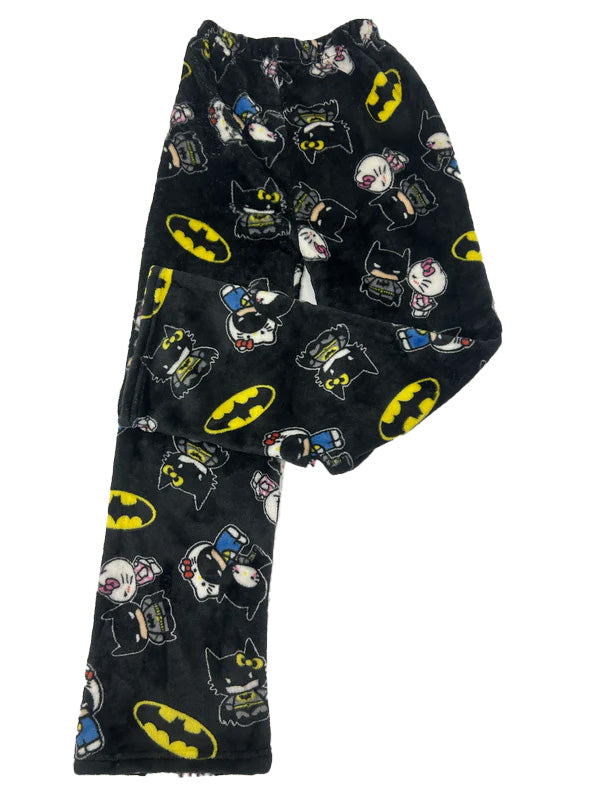 Hello Kitty Batman Fuzzy Pajama Pants – Joykawaii