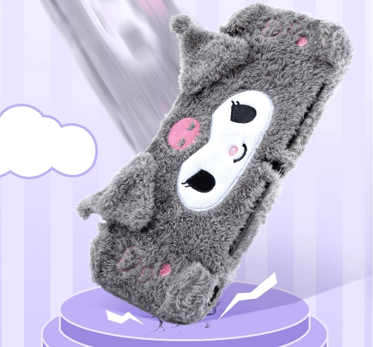 Kuromi Plush Switch OLED Protective case